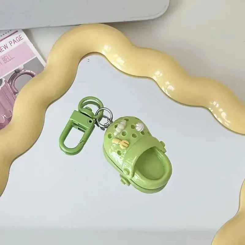 Cute Cartoon Slipper Keychain – Fun & Playful Charm