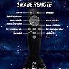 Astronaut Galaxy Star Projector - Nebula Night Light with Remote Control & 360° Rotating Design