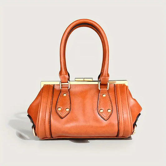 Waterproof PU Leather Satchel Handbag for Women