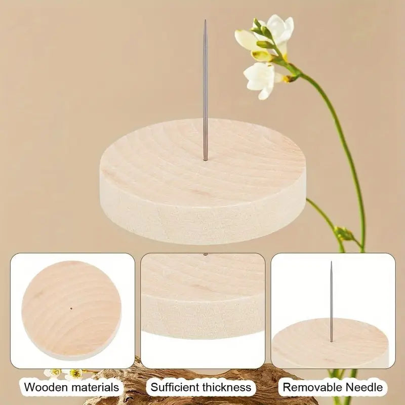 Wooden Doll Stand Base for Figurine Display and Crafting