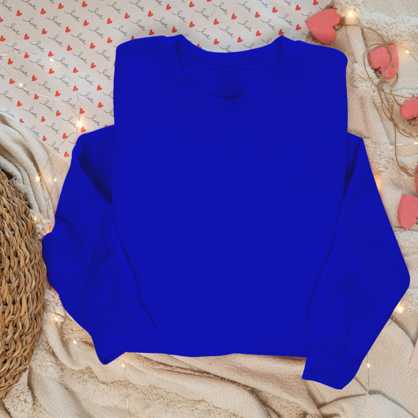 Crewneck unisexe personnalisable  – Personnalisez-le avec des motifs de la Saint-Valentin