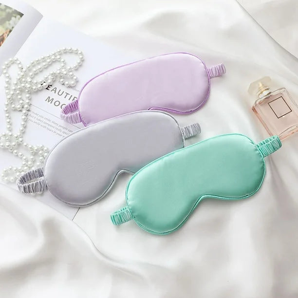 Luxury Satin Sleeping Eye Mask with Adjustable Straps