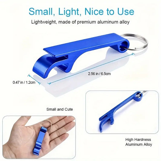 NewShark "Sip, Sip, Hooray!" Engraved Aluminum Bottle Opener Keychain