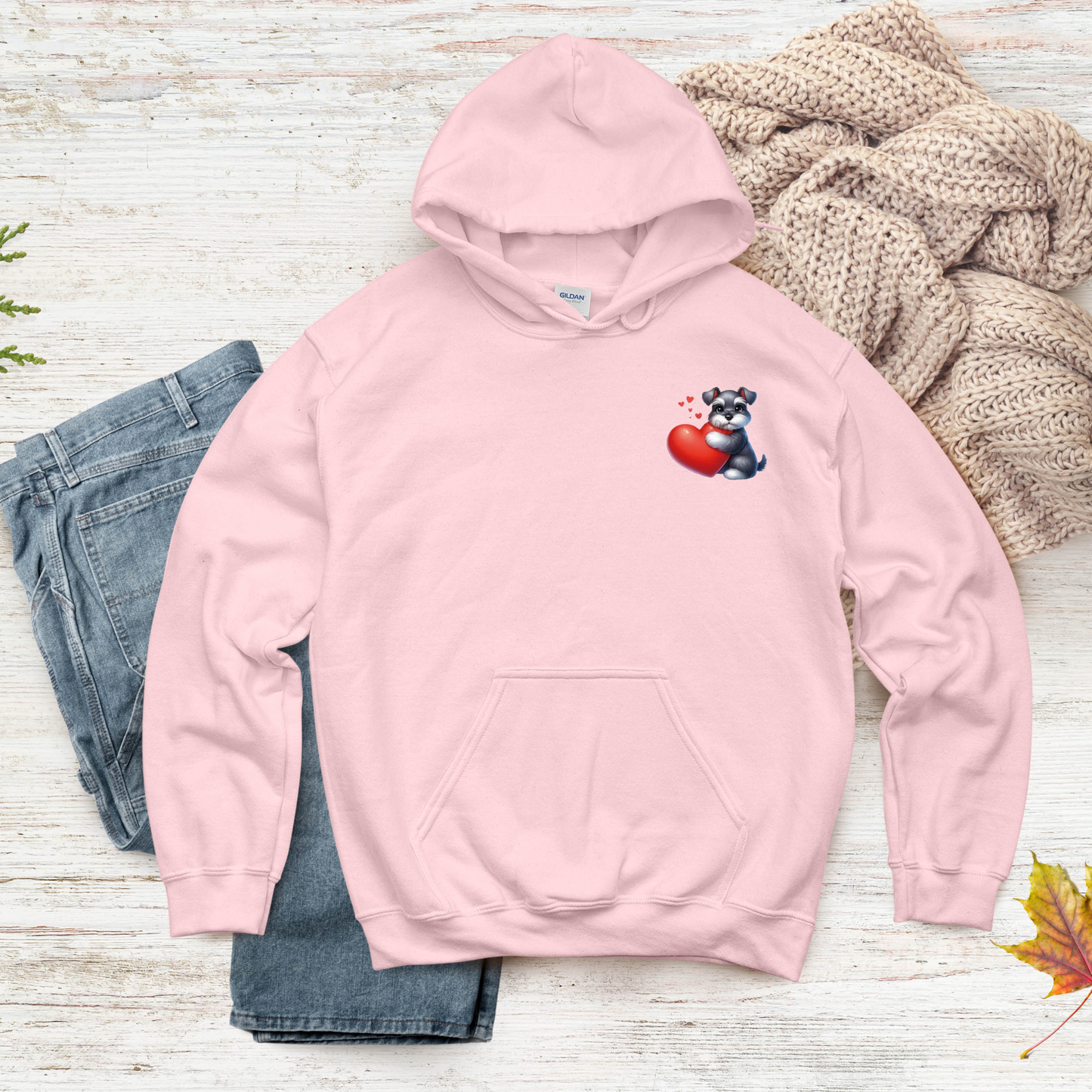 Valentine's Day Dog Hoodie – Cozy & Customizable Love-Themed Sweatshirt