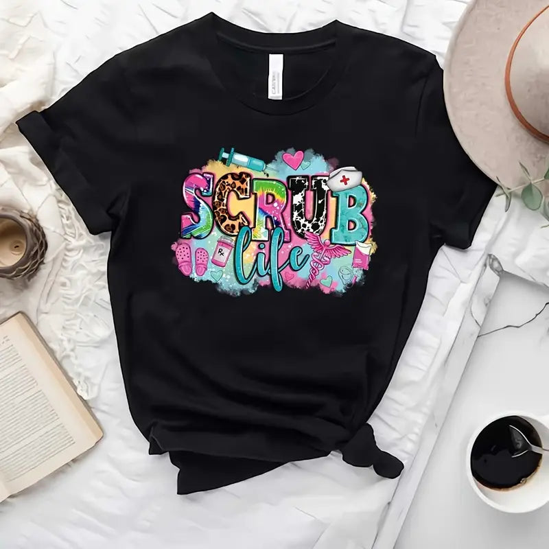 Unisex Custom Nurse Heavy Cotton T-shirt – Comfortable, Stylish, and Personalized