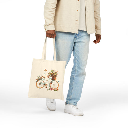 Butterfly Bicycle Tote Bag – Whimsical & Roomy Summer Carry-All
