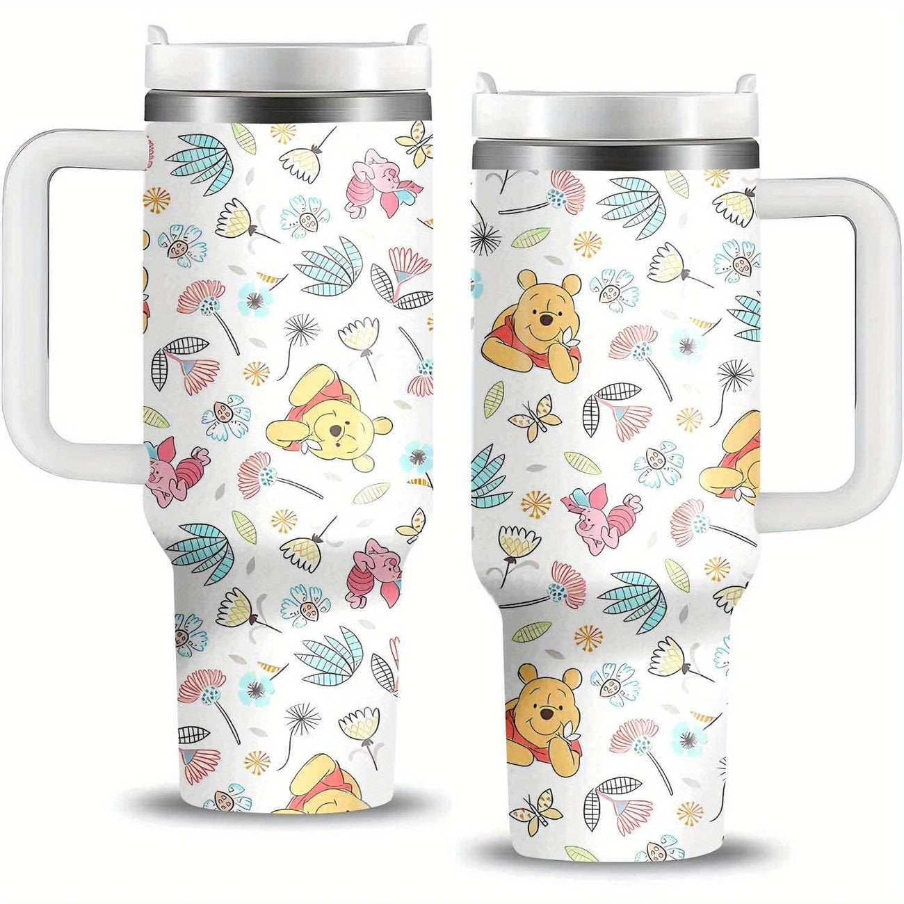 Disney 40oz Stainless Steel Tumbler with Straw – Insulated & Leakproof Travel Mug