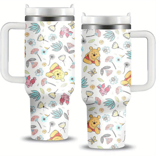 Disney 40oz Stainless Steel Tumbler with Straw – Insulated & Leakproof Travel Mug