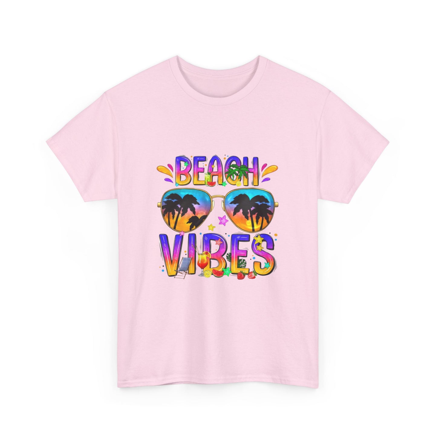 Beach Vibes T-Shirt – Fun Unisex Summer Tee for Beach Lovers and Vacation Days