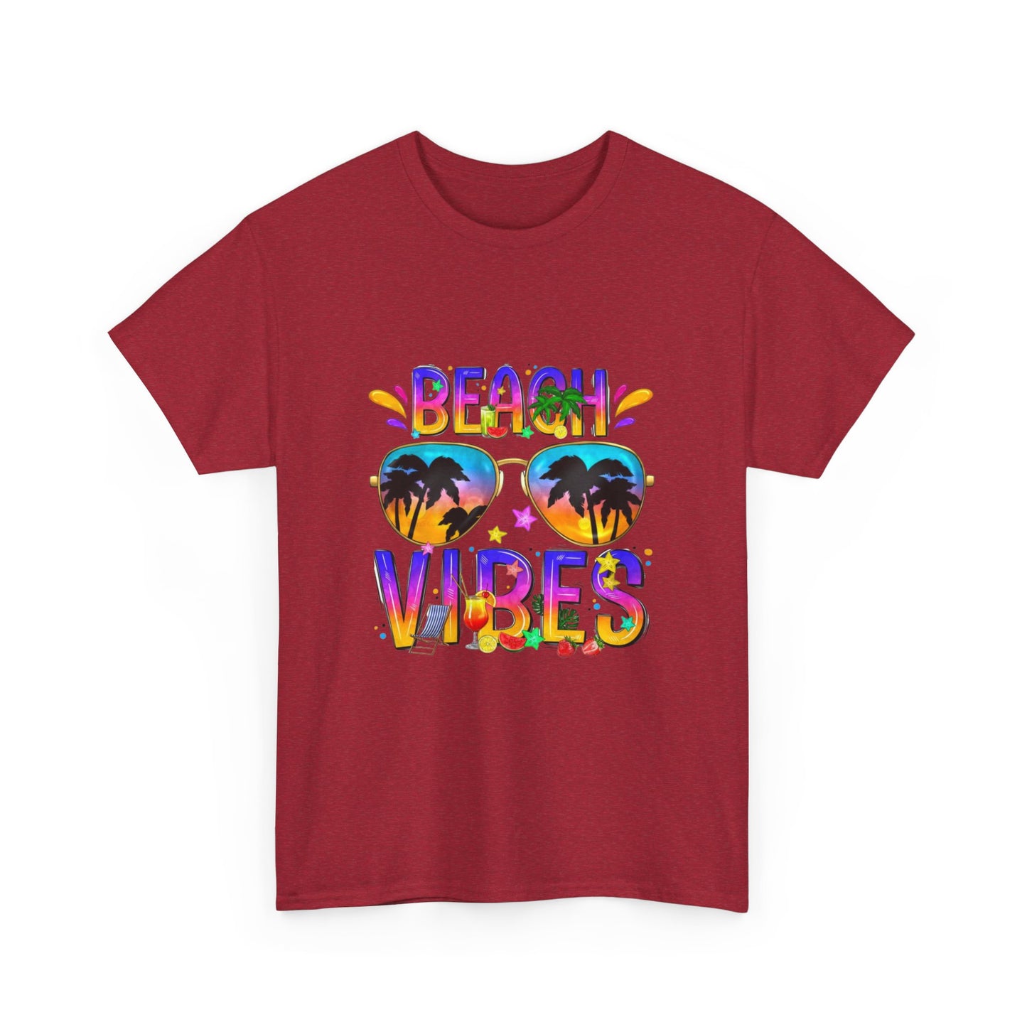 Beach Vibes T-Shirt – Fun Unisex Summer Tee for Beach Lovers and Vacation Days