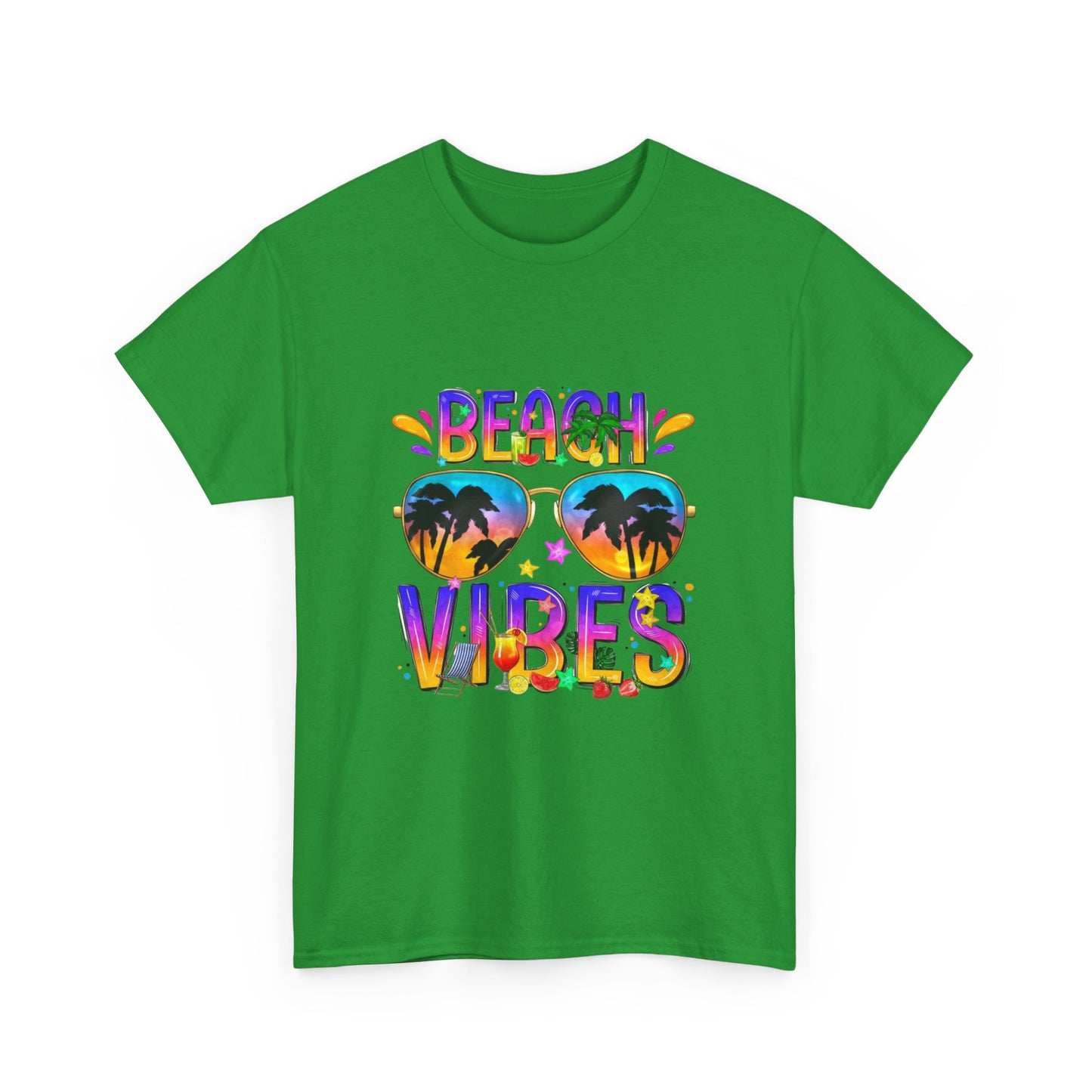 Beach Vibes T-Shirt – Fun Unisex Summer Tee for Beach Lovers and Vacation Days