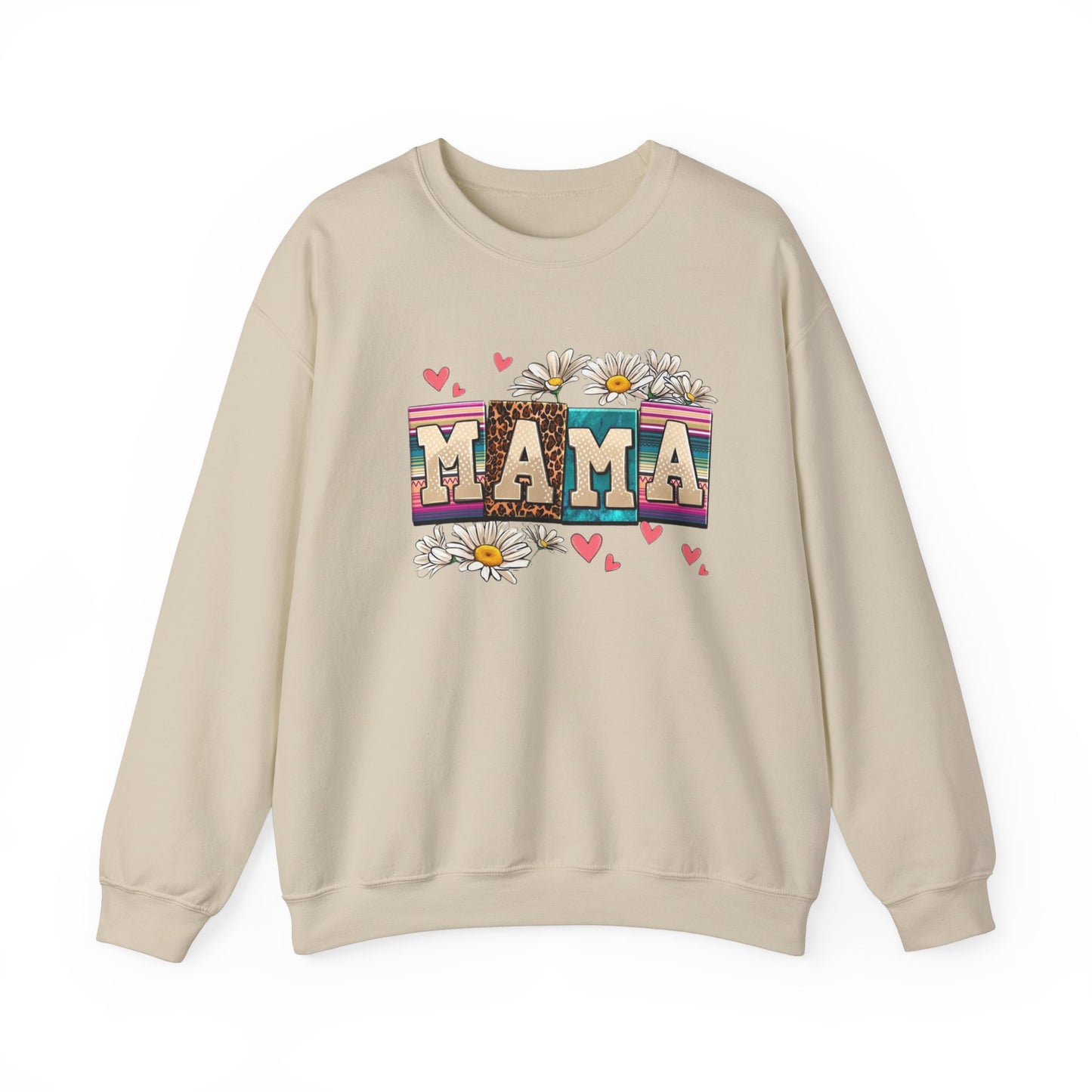 Daisy Mama Sweatshirt – Cozy Gift for Mom, Cute Floral Pullover