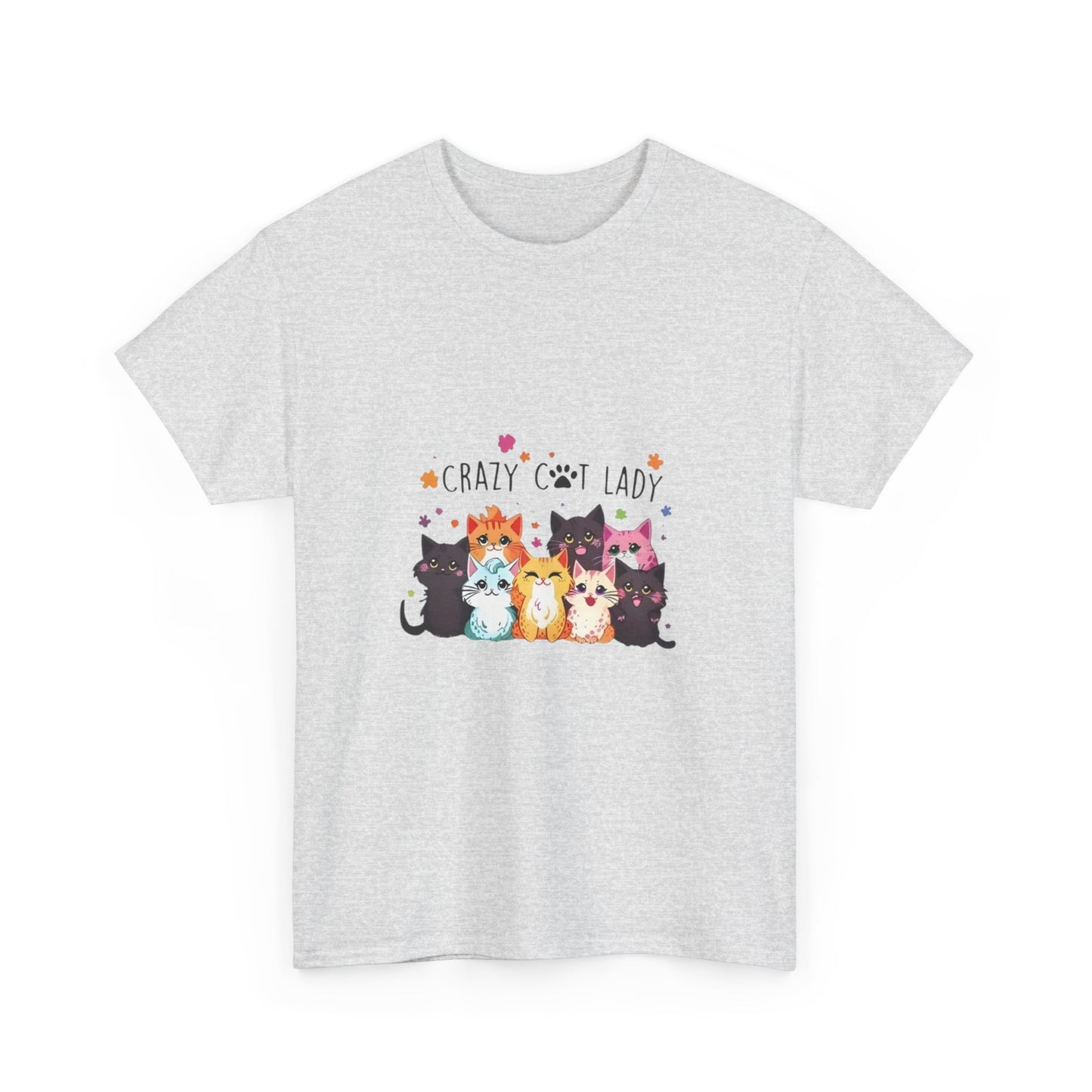 Crazy Cat Lady T-Shirt – Purrfectly Proud & Totally Cat Obsessed