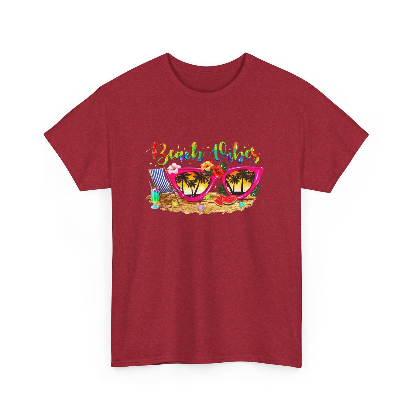 Beach Vibes T-Shirt – Fun Unisex Summer Tee for Beach Lovers and Vacation Days