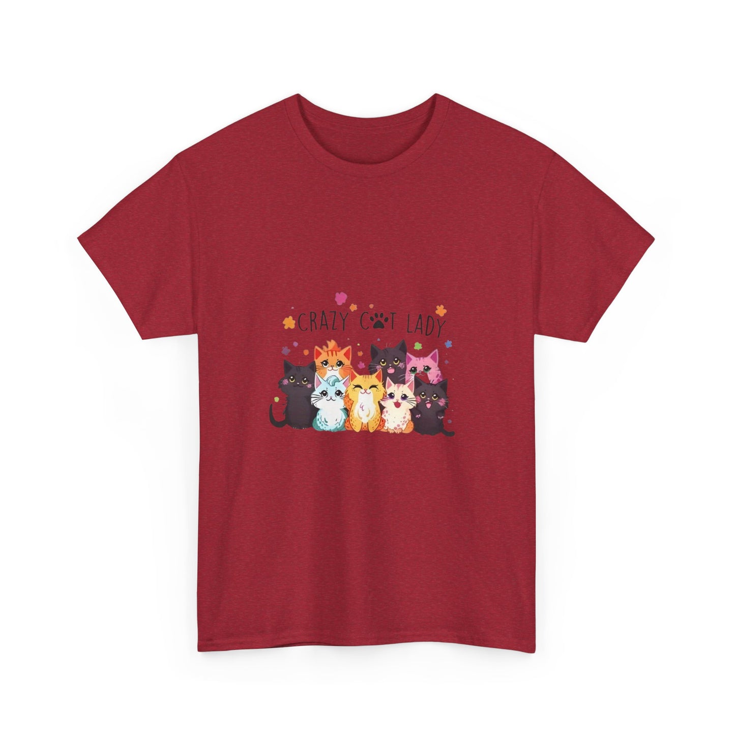 Crazy Cat Lady T-Shirt – Purrfectly Proud & Totally Cat Obsessed