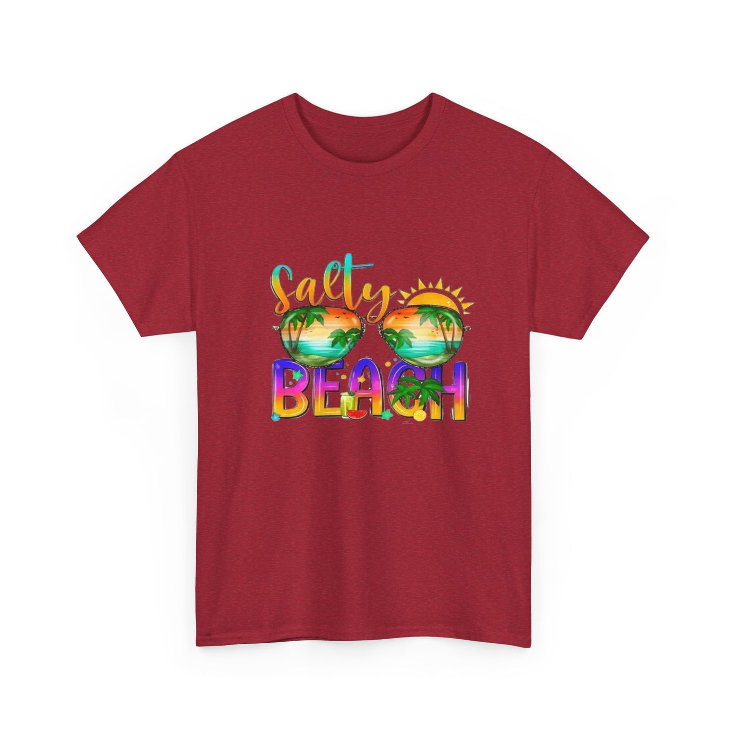 Salty Beach T-Shirt – Fun Unisex Tee for Beach Lovers, Coastal Vibes Gift Idea
