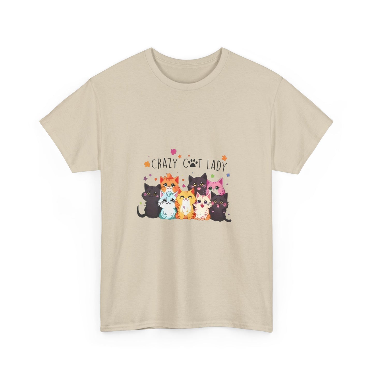 Crazy Cat Lady T-Shirt – Purrfectly Proud & Totally Cat Obsessed