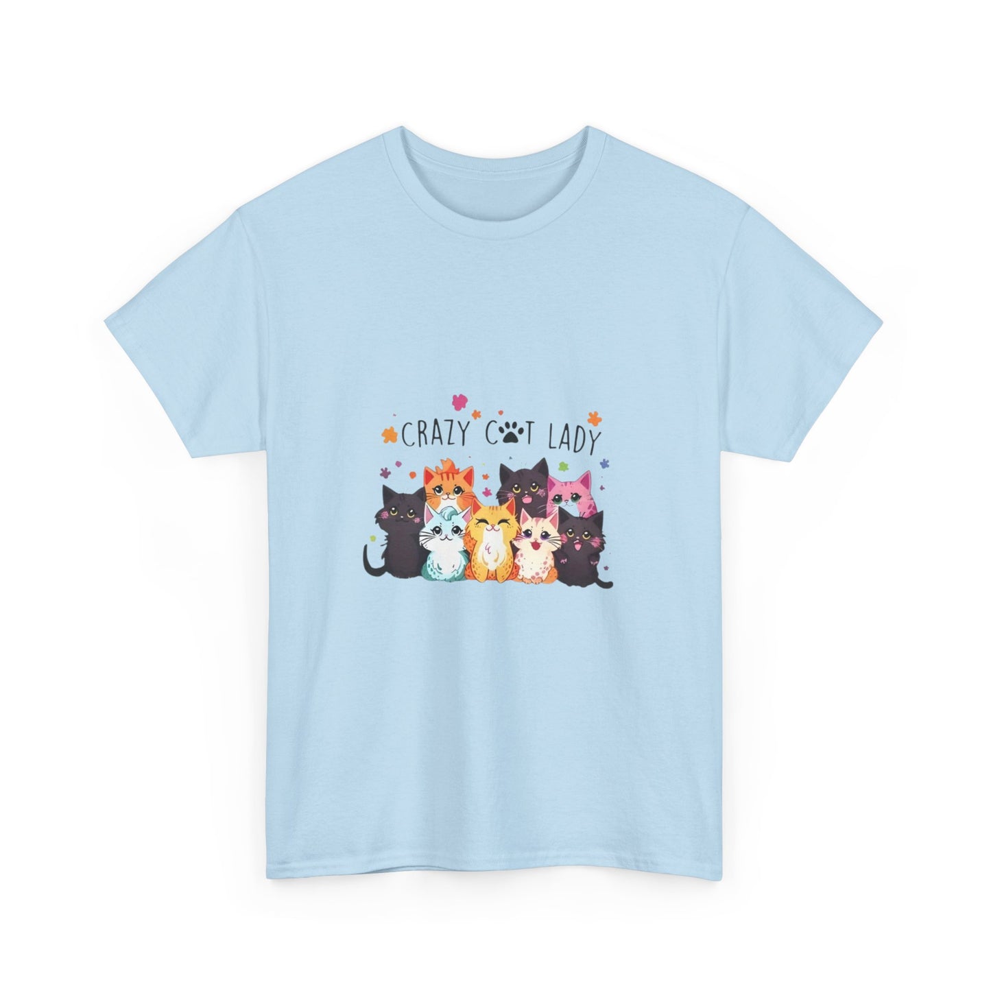 Crazy Cat Lady T-Shirt – Purrfectly Proud & Totally Cat Obsessed