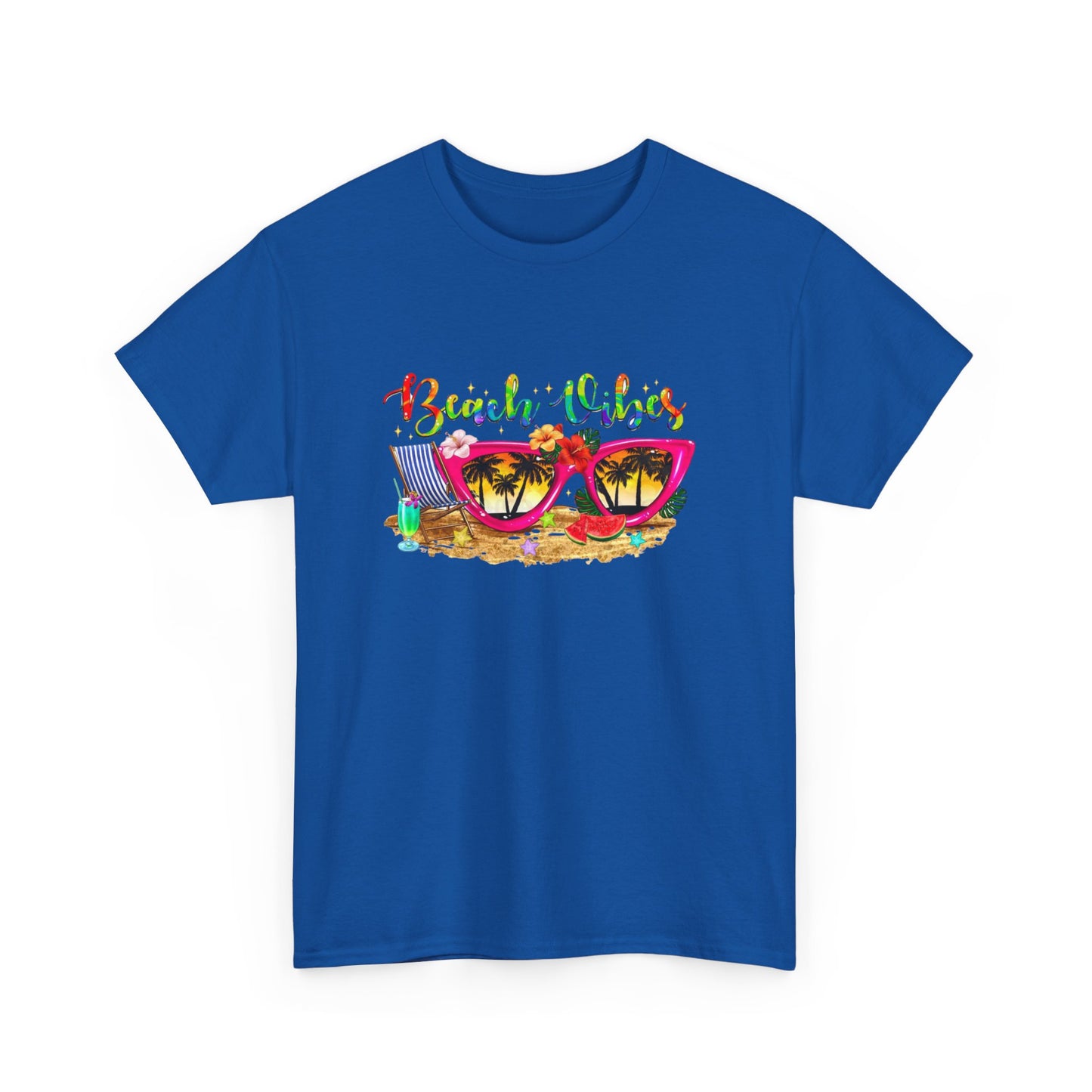 Beach Vibes T-Shirt – Fun Unisex Summer Tee for Beach Lovers and Vacation Days