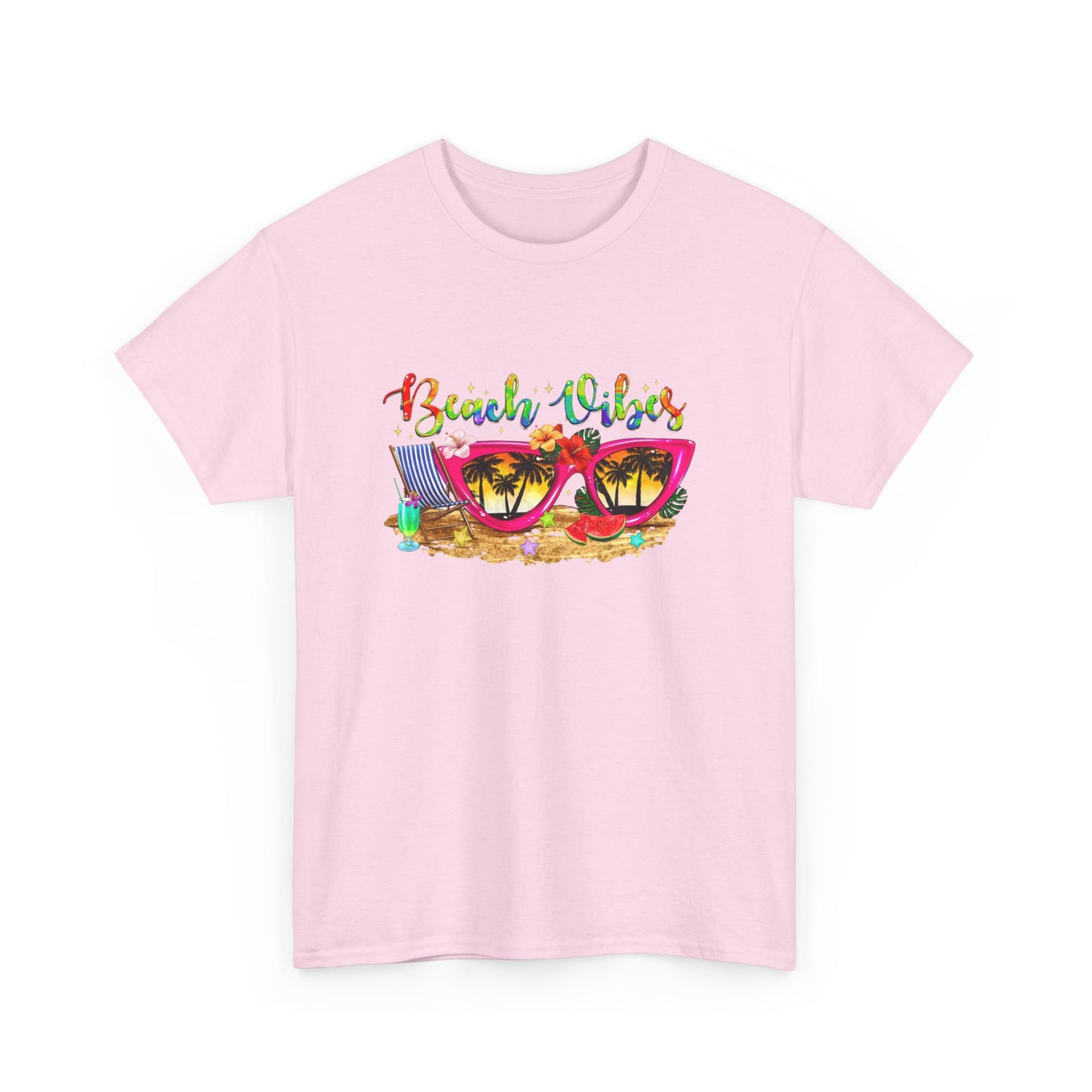 Beach Vibes T-Shirt – Fun Unisex Summer Tee for Beach Lovers and Vacation Days