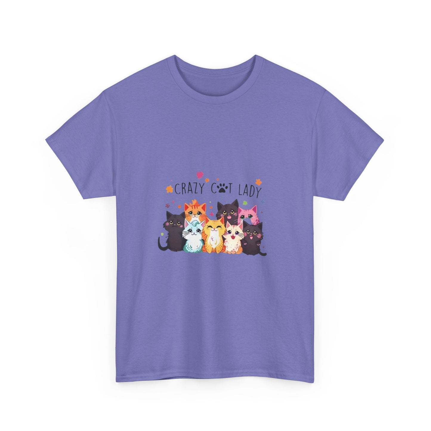 Crazy Cat Lady T-Shirt – Purrfectly Proud & Totally Cat Obsessed