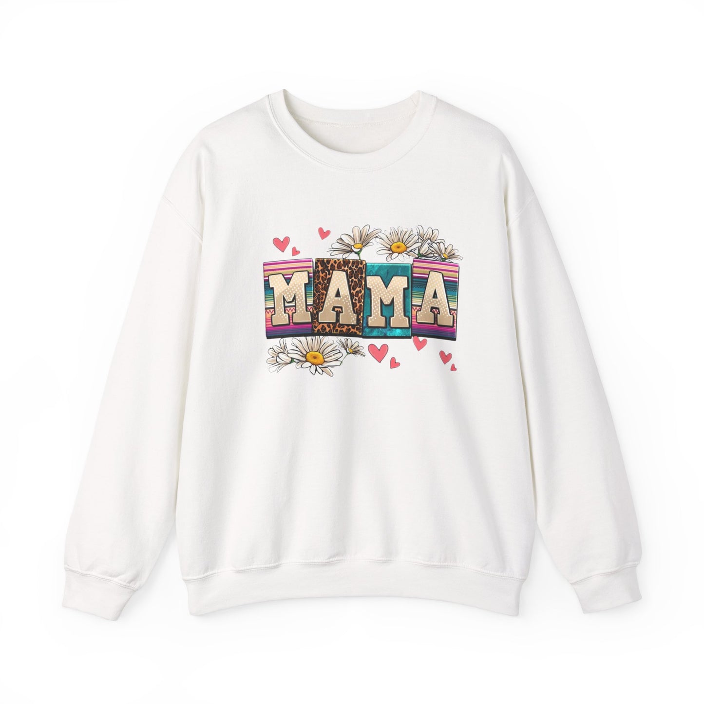 Daisy Mama Sweatshirt – Cozy Gift for Mom, Cute Floral Pullover