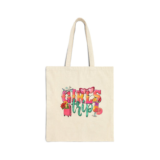 Girls Trip Tote Bag – Fun & Roomy Summer Adventure Carry-All