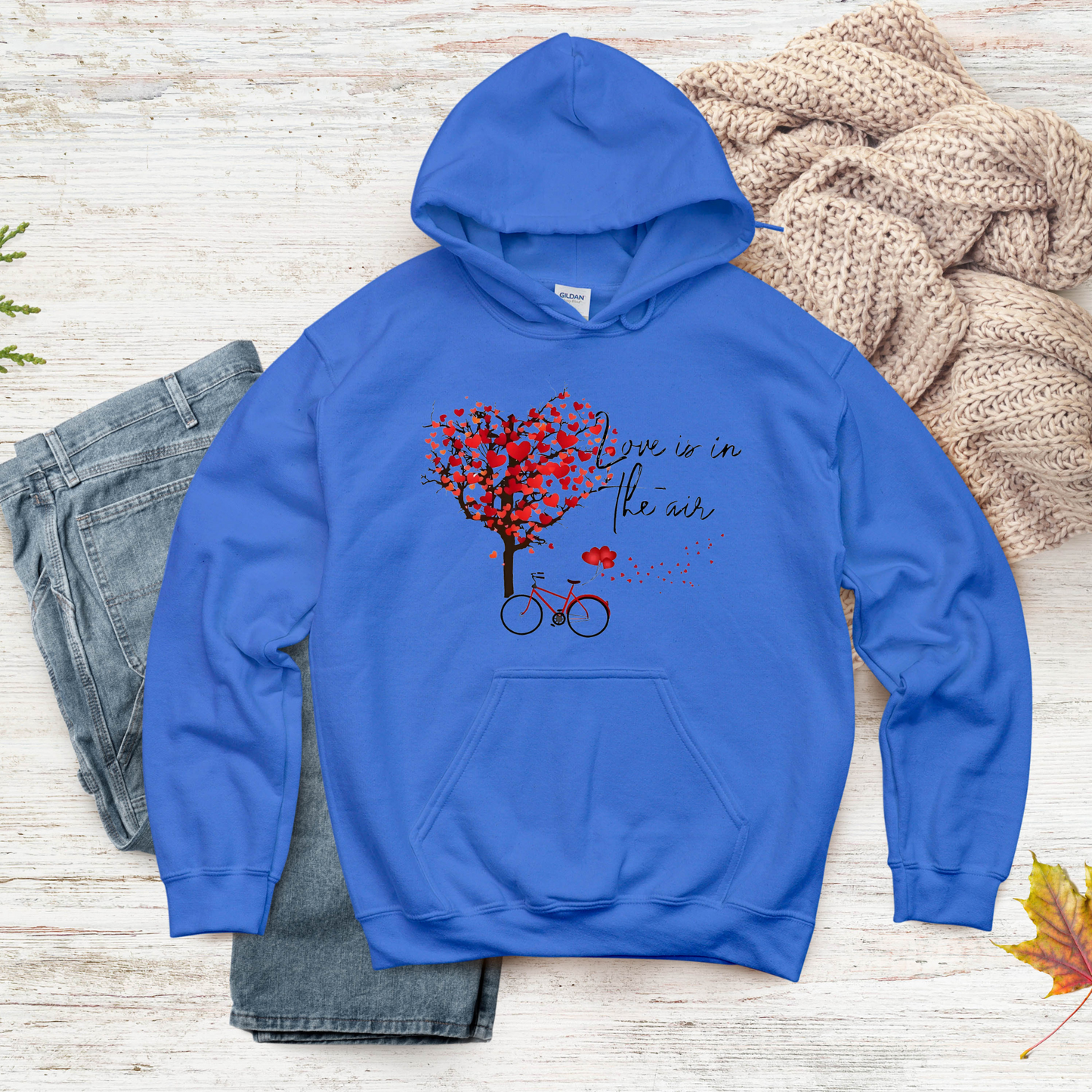 Unisex Love is in the Air Hoodie – Cozy, Romantic Gift for Couples & Valentine's Day