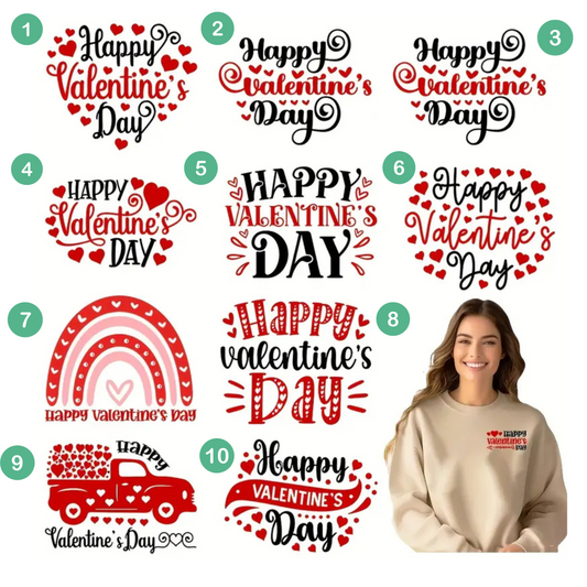 Sweat à capuche unisexe Happy Valentine's Day – Sweat-shirt confortable et personnalisable sur le thème de l'amour