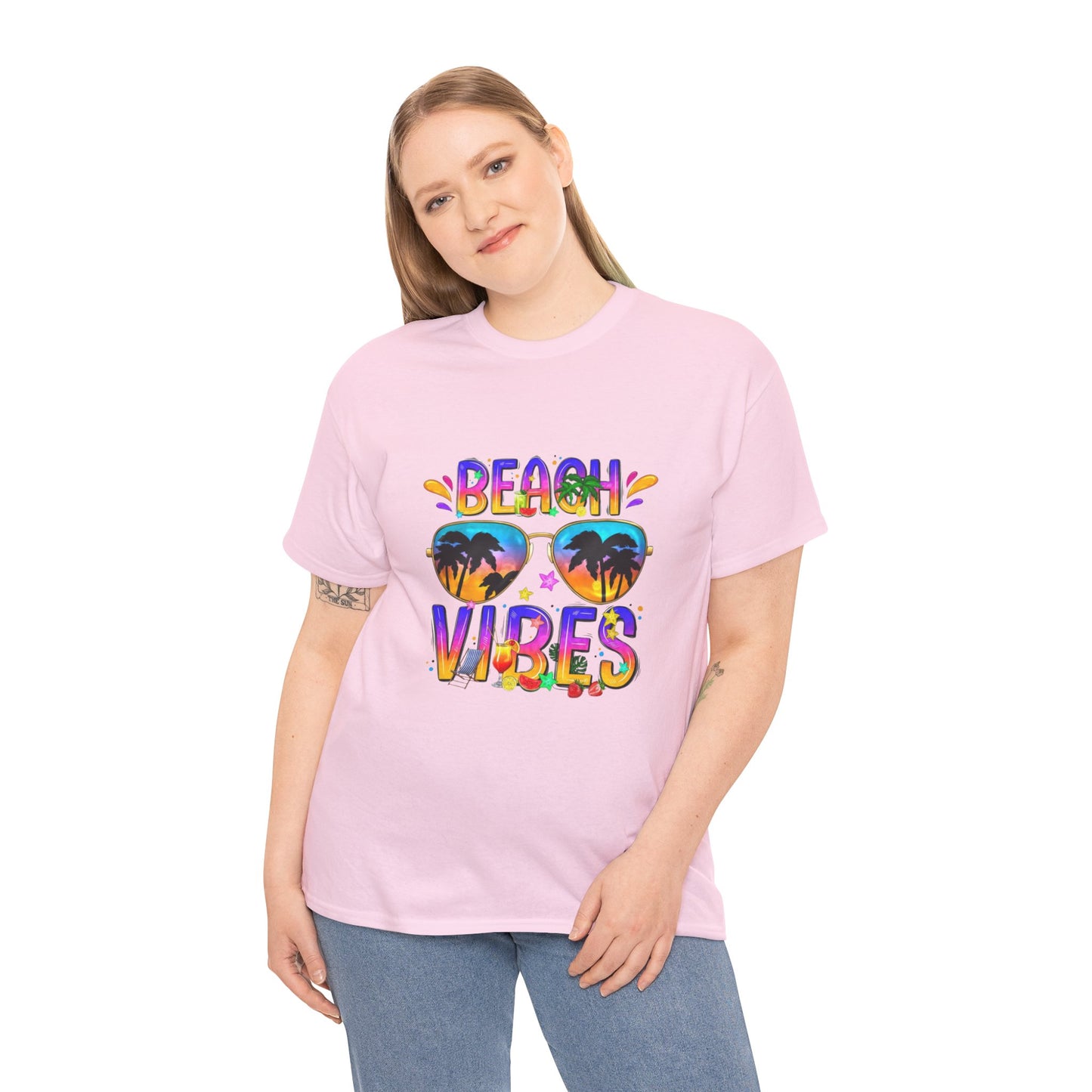 Beach Vibes T-Shirt – Fun Unisex Summer Tee for Beach Lovers and Vacation Days
