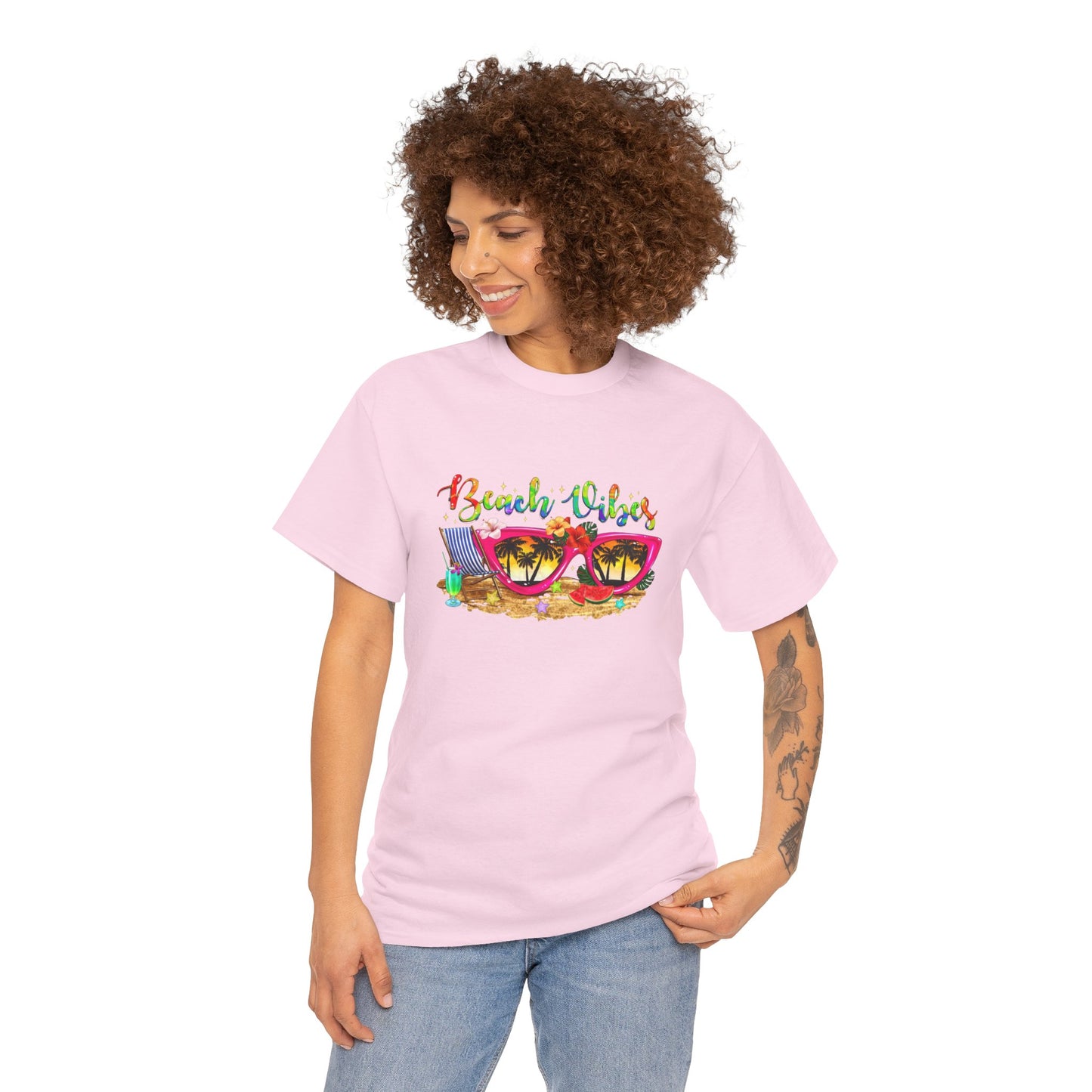 Beach Vibes T-Shirt – Fun Unisex Summer Tee for Beach Lovers and Vacation Days