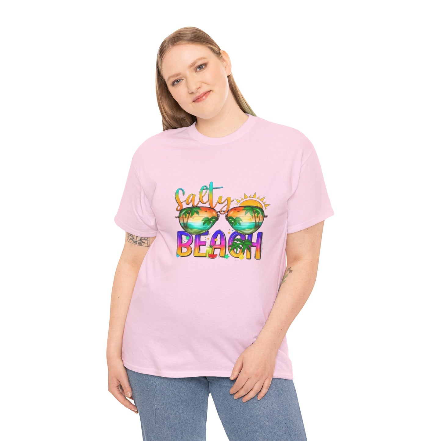 Salty Beach T-Shirt – Fun Unisex Tee for Beach Lovers, Coastal Vibes Gift Idea