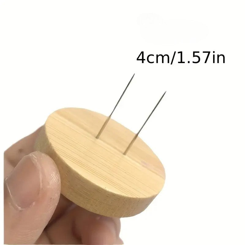 Wooden Doll Stand Base for Figurine Display and Crafting