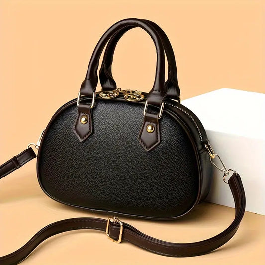 Vintage Style Women's Satchel Handbag with Removable StrapFashion Shoulder Bag