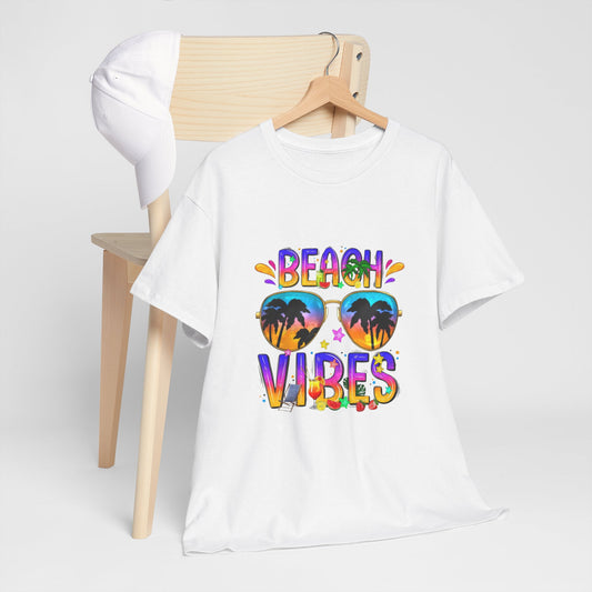 Beach Vibes T-Shirt – Fun Unisex Summer Tee for Beach Lovers and Vacation Days