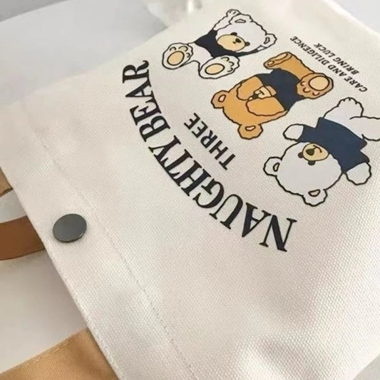 Naughty Bear Three Tote Bag