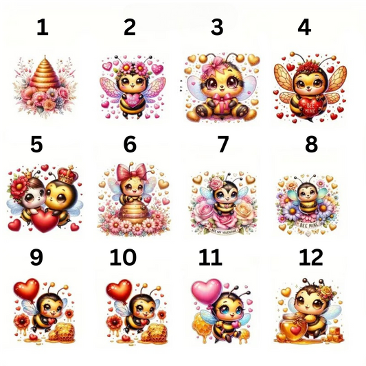 Sweat à capuche abeille Saint-Valentin – Sweat-shirt confortable et personnalisable sur le thème de l'amour