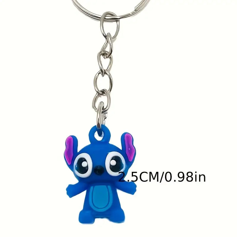 Stitch Cartoon Silicone Keychain – Stylish & Durable Accessory