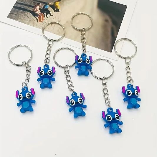 Stitch Cartoon Silicone Keychain – Stylish & Durable Accessory