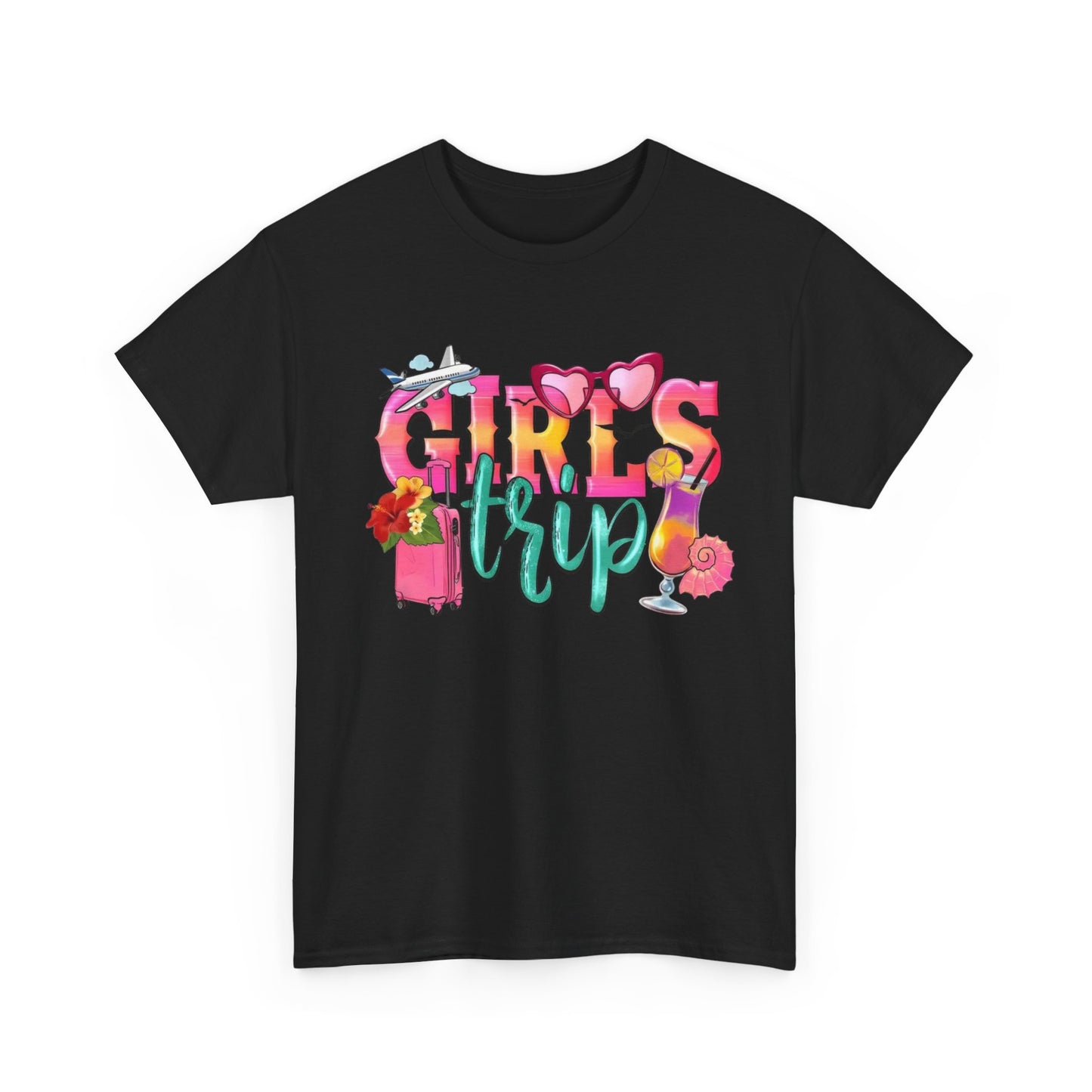 ✿ Girls Trip T-Shirt – Fun Matching Tee for Besties, Travel Crew Gift Idea ✿