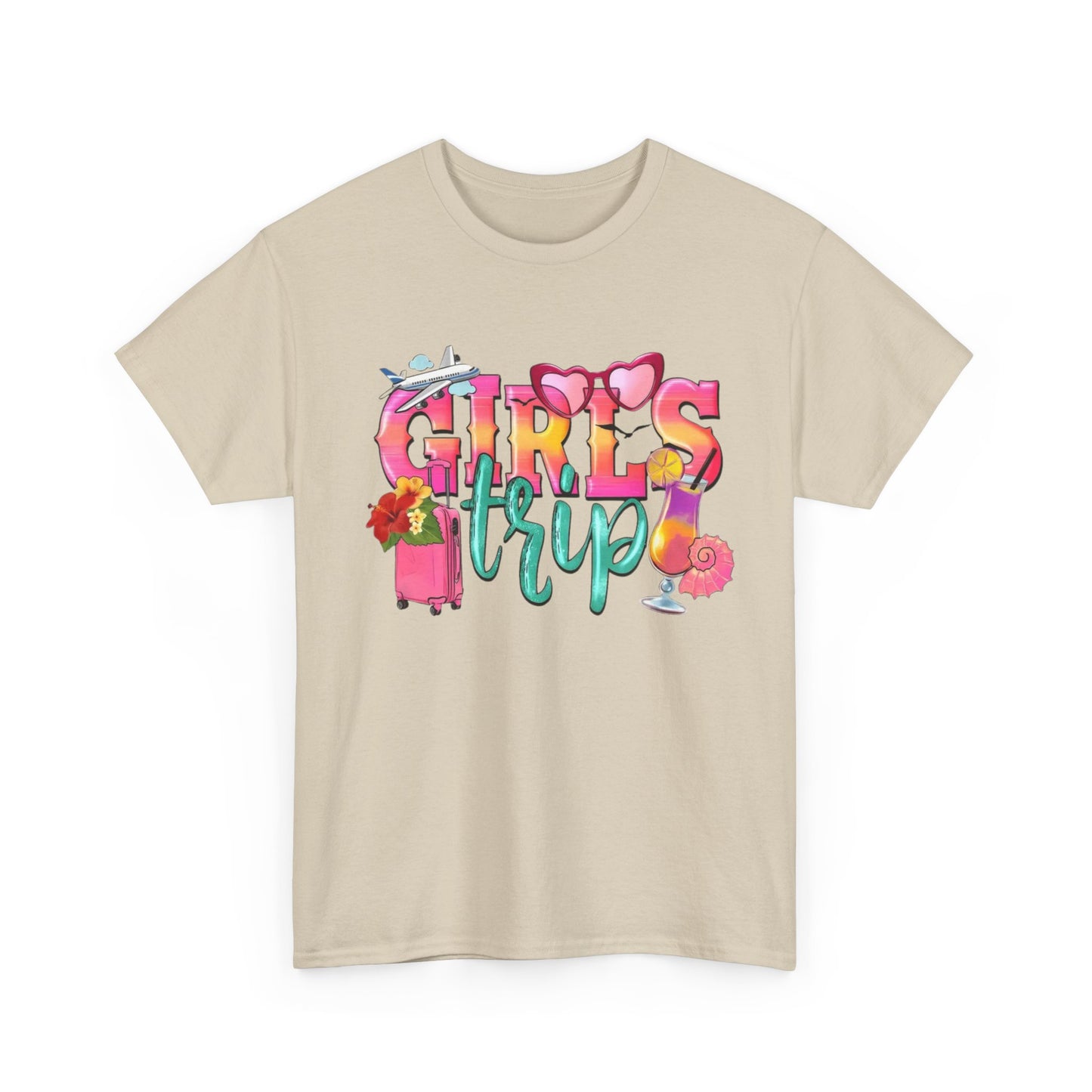✿ Girls Trip T-Shirt – Fun Matching Tee for Besties, Travel Crew Gift Idea ✿