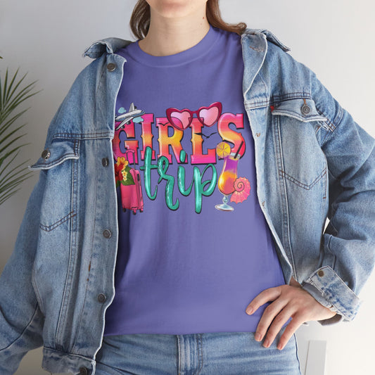 ✿ Girls Trip T-Shirt – Fun Matching Tee for Besties, Travel Crew Gift Idea ✿