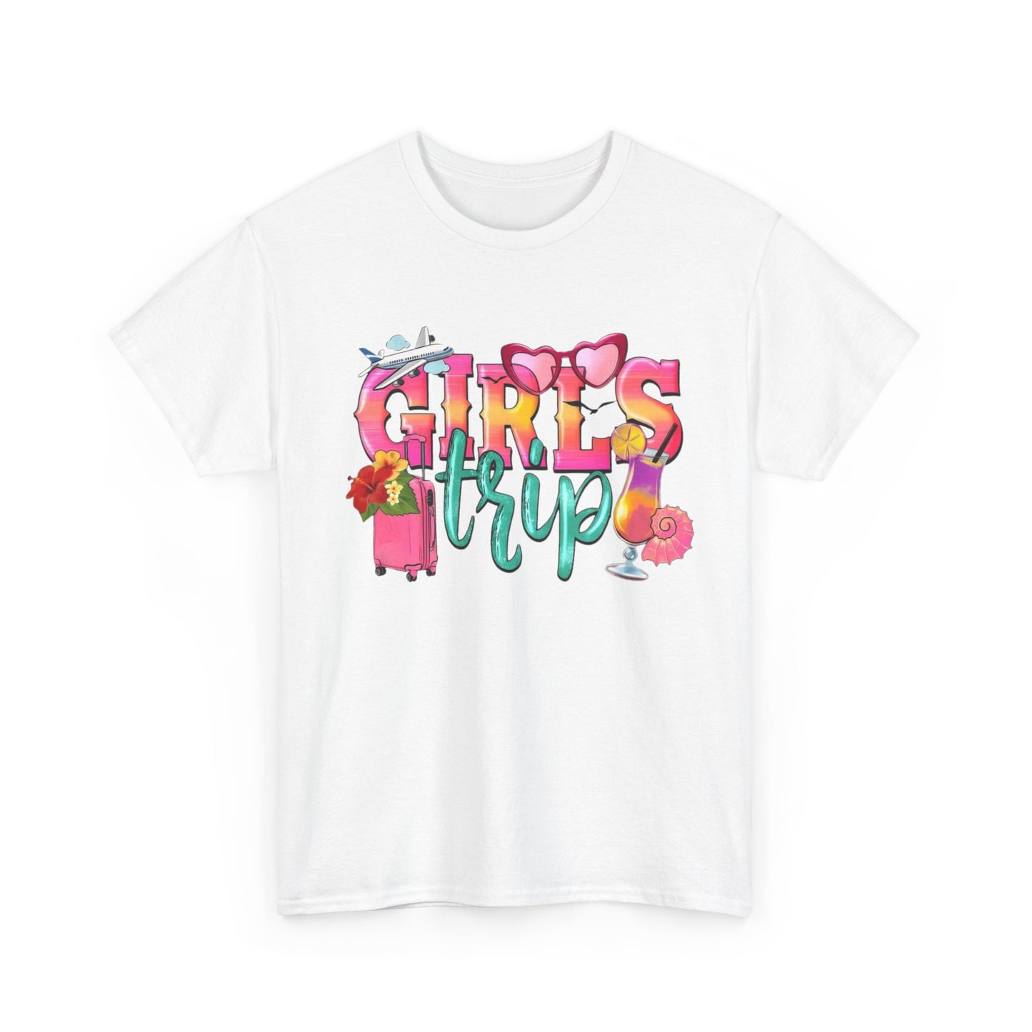 ✿ Girls Trip T-Shirt – Fun Matching Tee for Besties, Travel Crew Gift Idea ✿