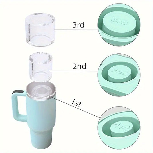 Three-Sided Cylindrical Ice Cube Mold – Fun, Easy & Perfect for Infused Drinks