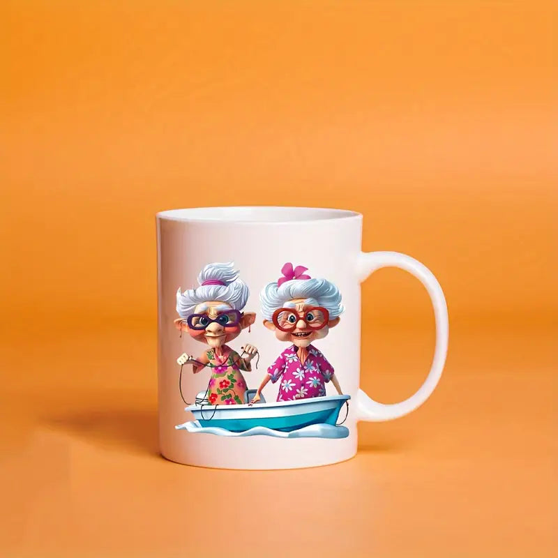 Funny Grandma Ceramic Mug Double-Sided 11 Oz