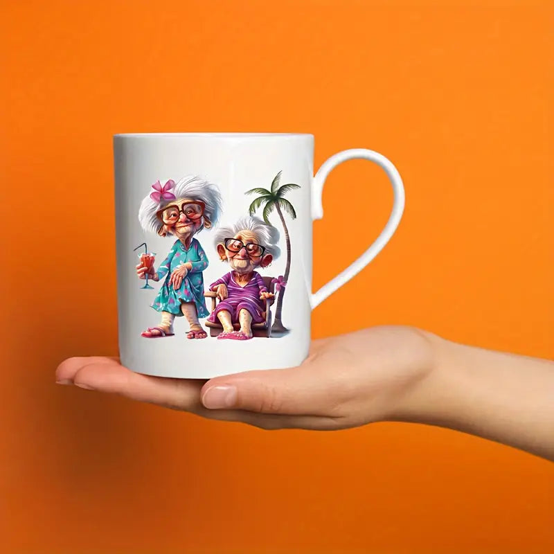 Funny Grandma Ceramic Mug Double-Sided 11 Oz