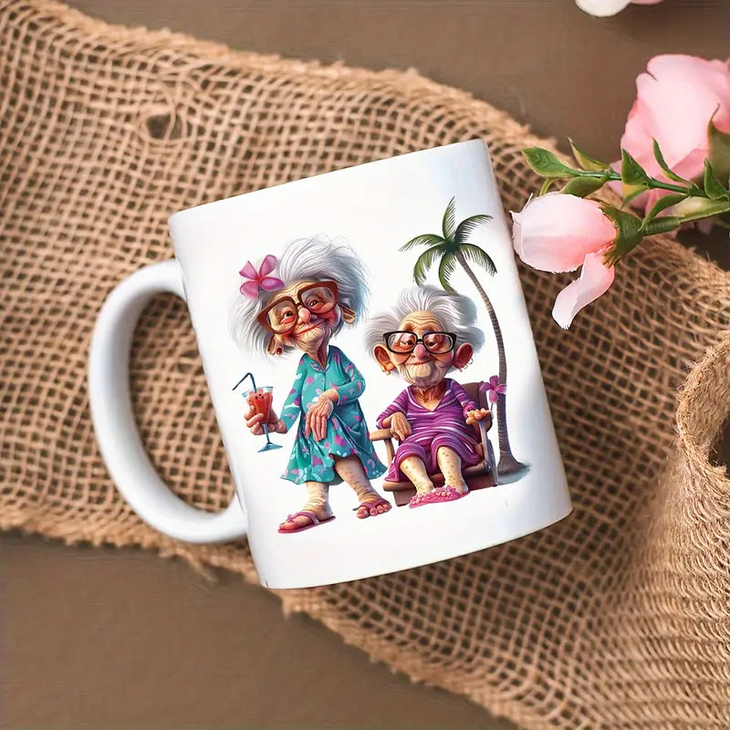 Funny Grandma Ceramic Mug Double-Sided 11 Oz