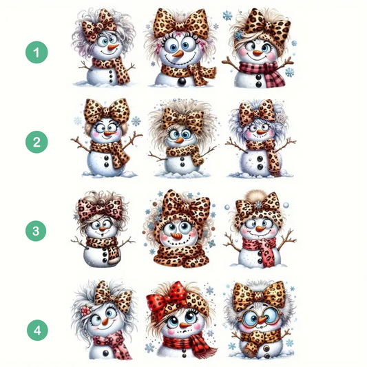 Taza de cerámica divertida de muñeco de nieve de 11 oz