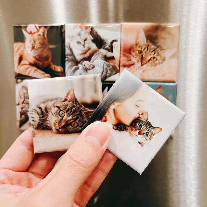 Custom Magnet Collection – personalize with your favorite memories or designs to add a unique touch to your fridge, locker, or any magnetic surface.