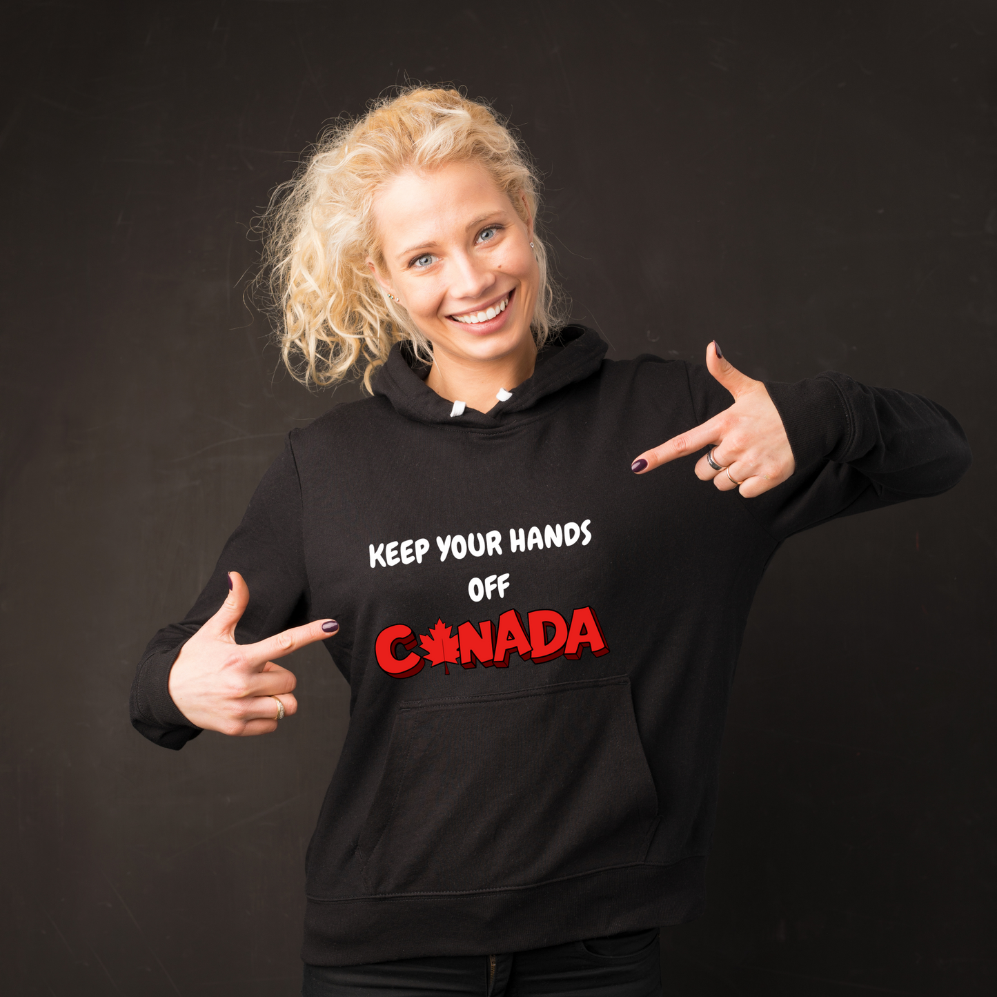 Unisex Keep Your Hands Off Canada Crewneck Sweatshirt & Hoodie – Stand for Sovereignty